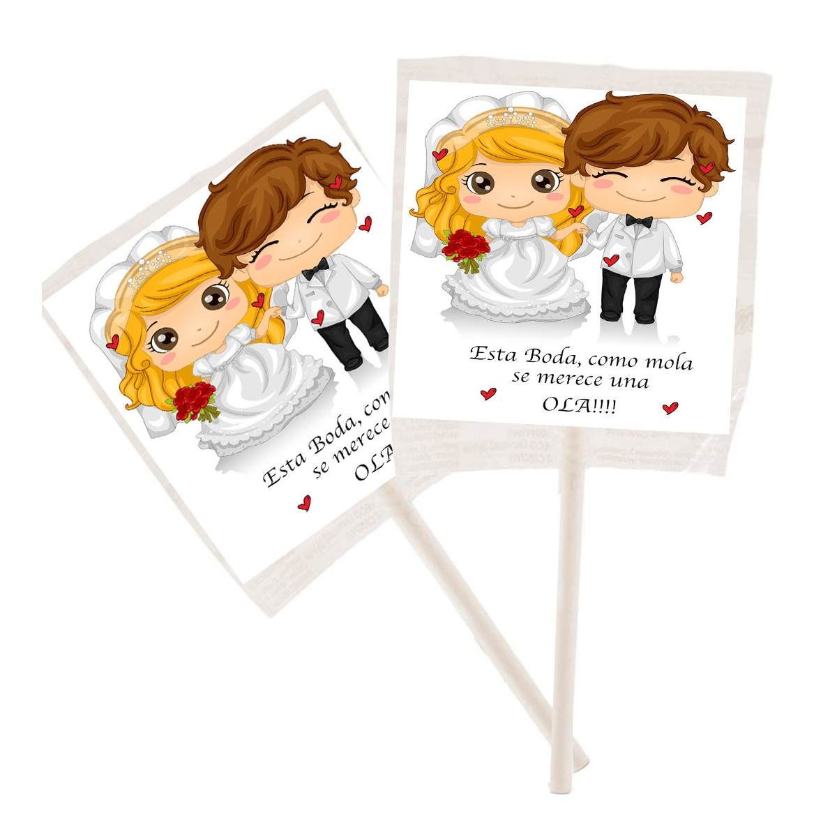 Piruletas de casamento