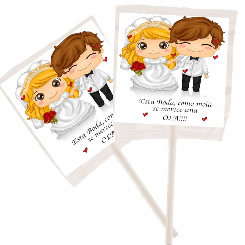 Piruletas de casamento
