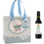 Botelinha de vinho personalizada para batizado