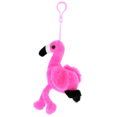 Flamingo chaveiro de pelúcia