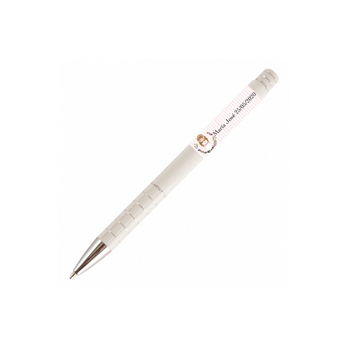 Caneta para comunhão menina personalizada