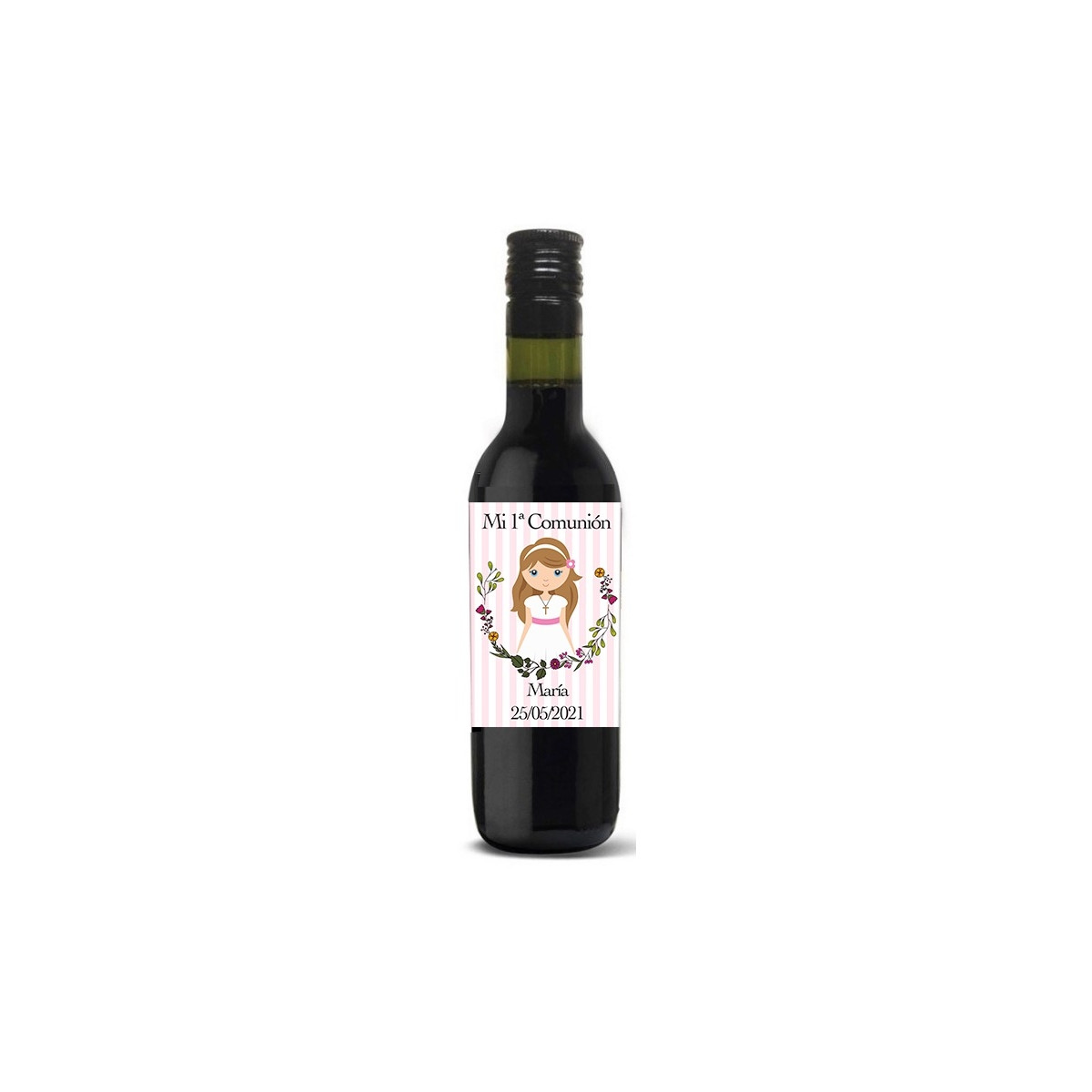 Detalhes convidados garrafas comunhão de tinto personalizada
