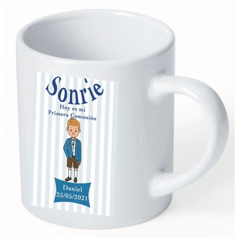 Caneca do menino do primeiro comunhão Caneca do menino do primeiro comunhão