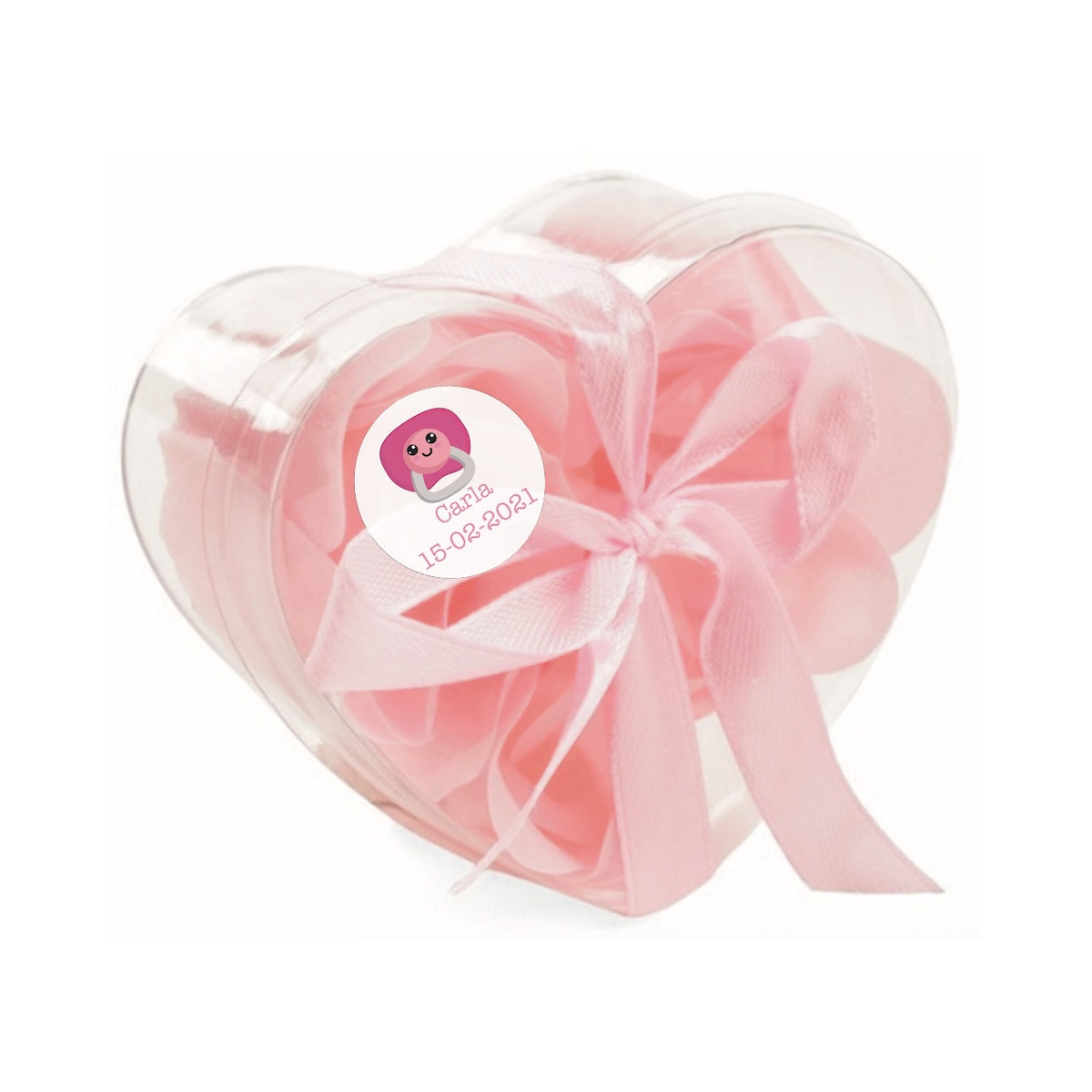 Sabonetes para batizado de menina personalizados