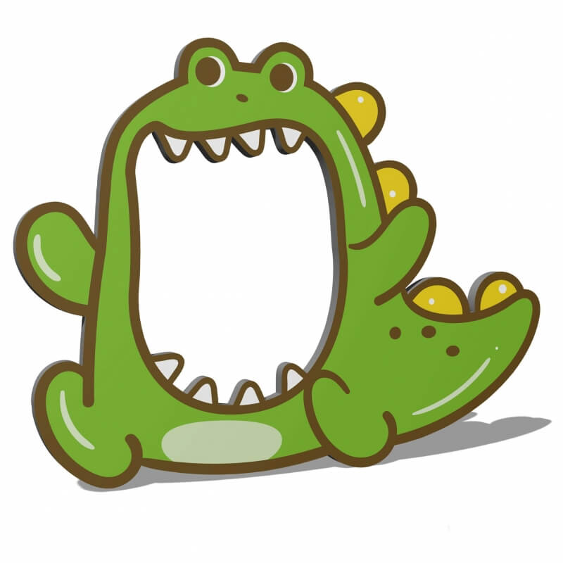 Photocall Dinossauro Verde