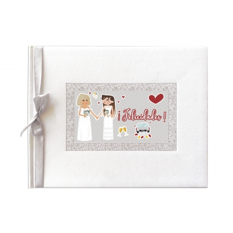 Livro para assinaturas de casamento