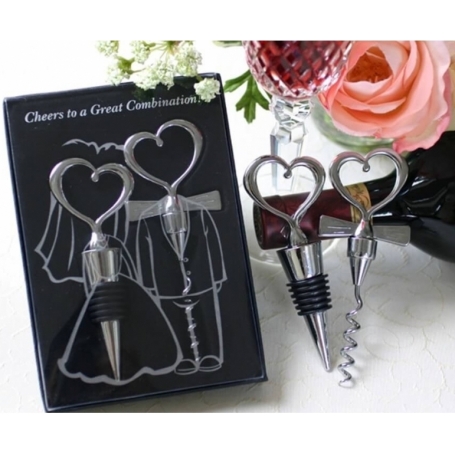 Conjunto de vinho noivos detalhes de casamento para convidados