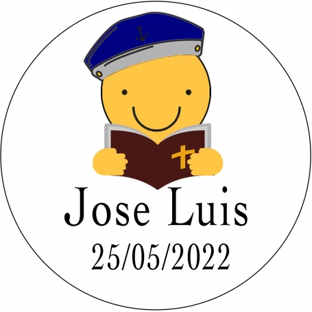 Adesivos de marinheiro de comunhão