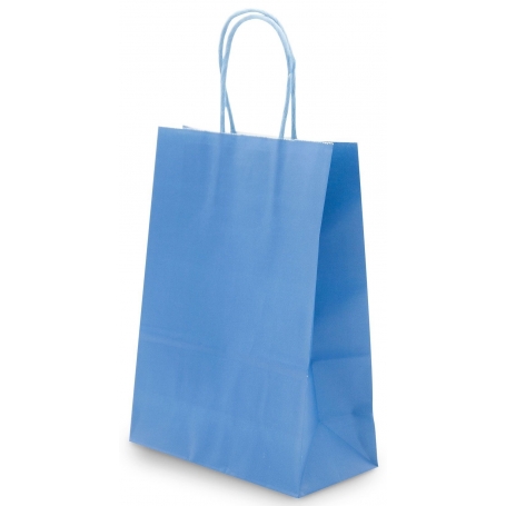 Sacos De Papel Azul