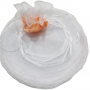 Bolsa de organza para arroz cor branca