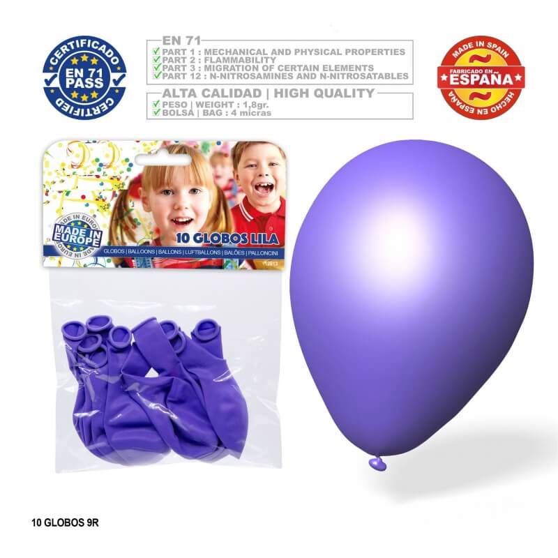 Pacote de balão lilás