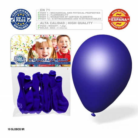 Pacote De Balão Azul Marinho