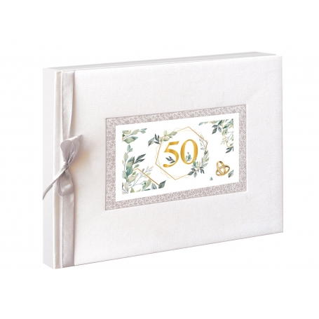 Livro de assinaturas 50 anos de casamento