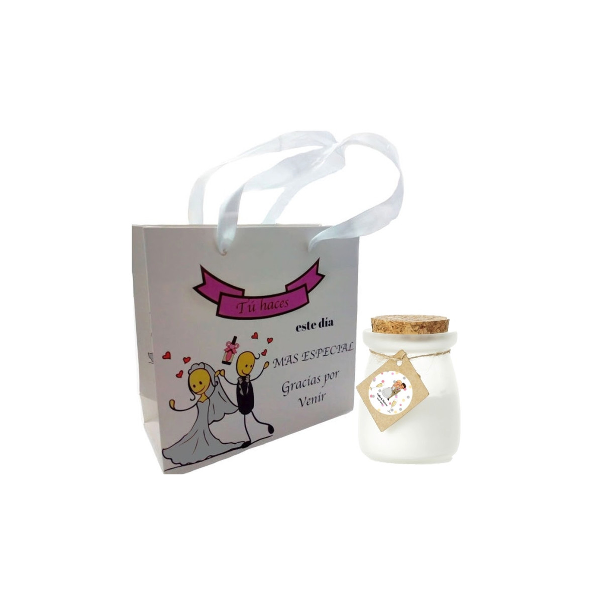 Vela de casamento personalizada