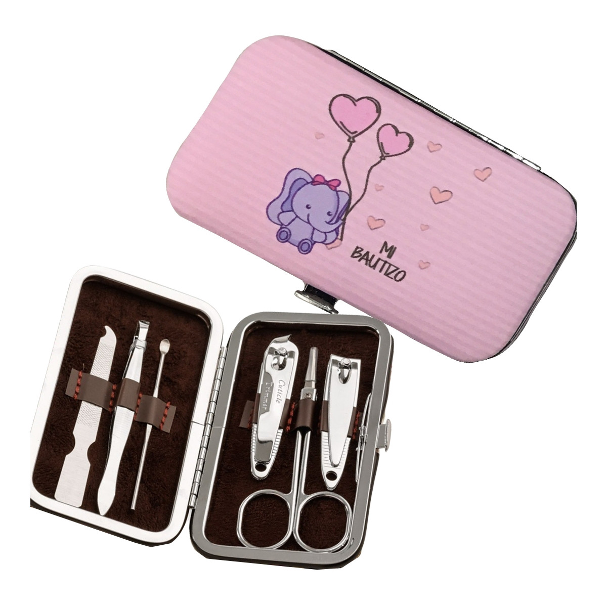 Conjunto de manicure para batizado