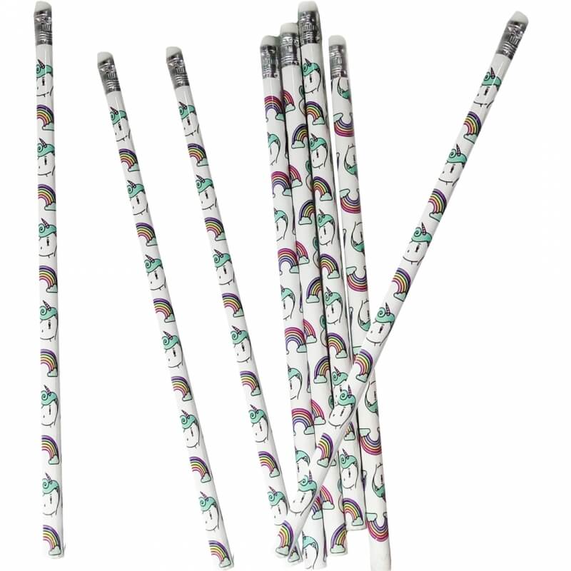 Lápis estampado de unicórnio