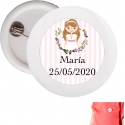 Chapa personalizada menina comunhão