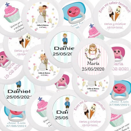 Chapas personalizadas batizados
