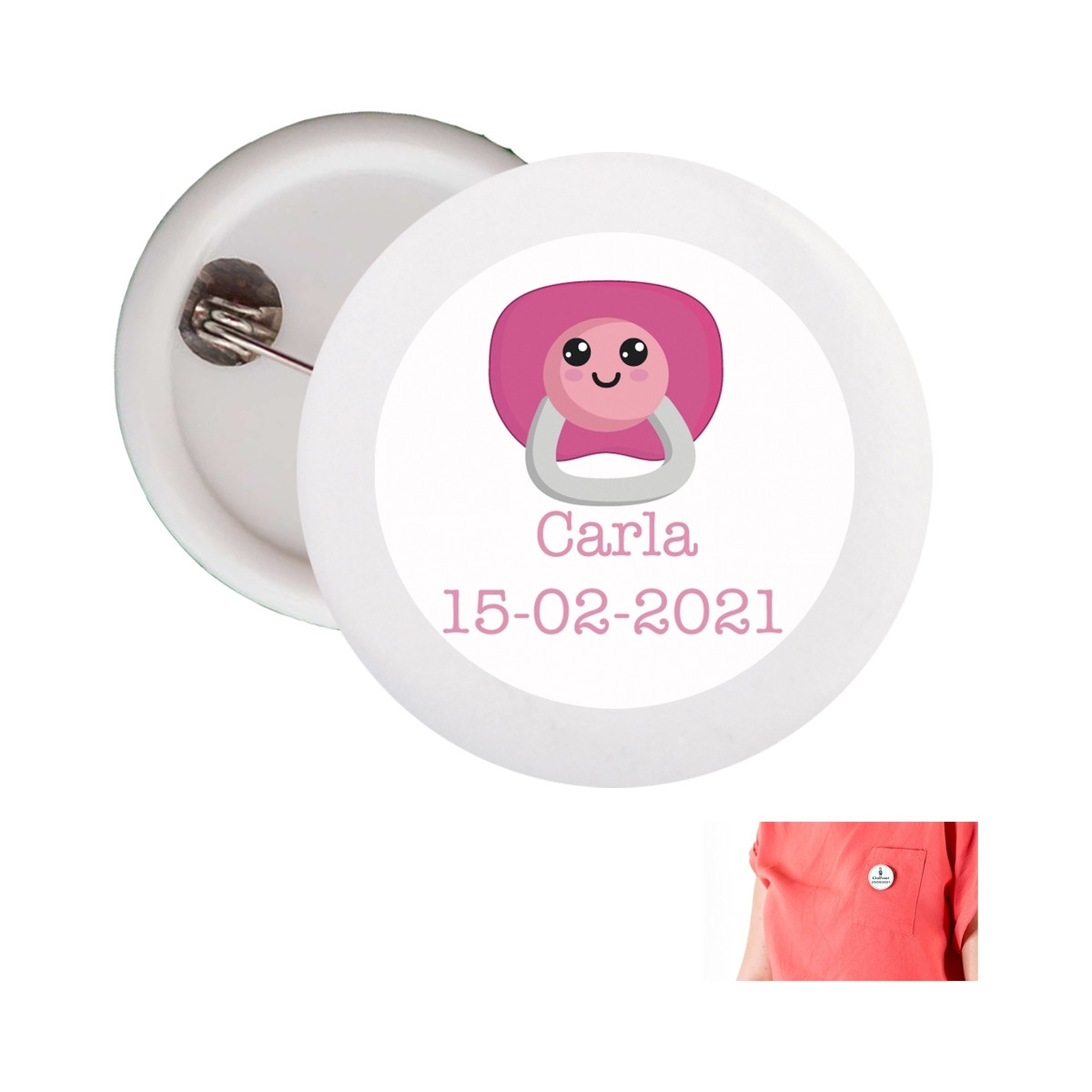 Chapas personalizadas batizados