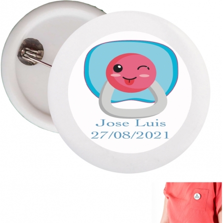 Chapa de batizado personalizada