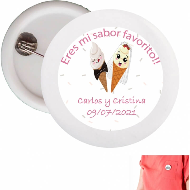 Chapas para casamentos divertidos personalizados