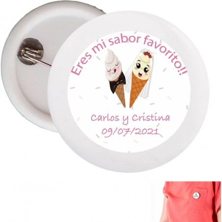 Chapas para casamentos divertidos personalizados