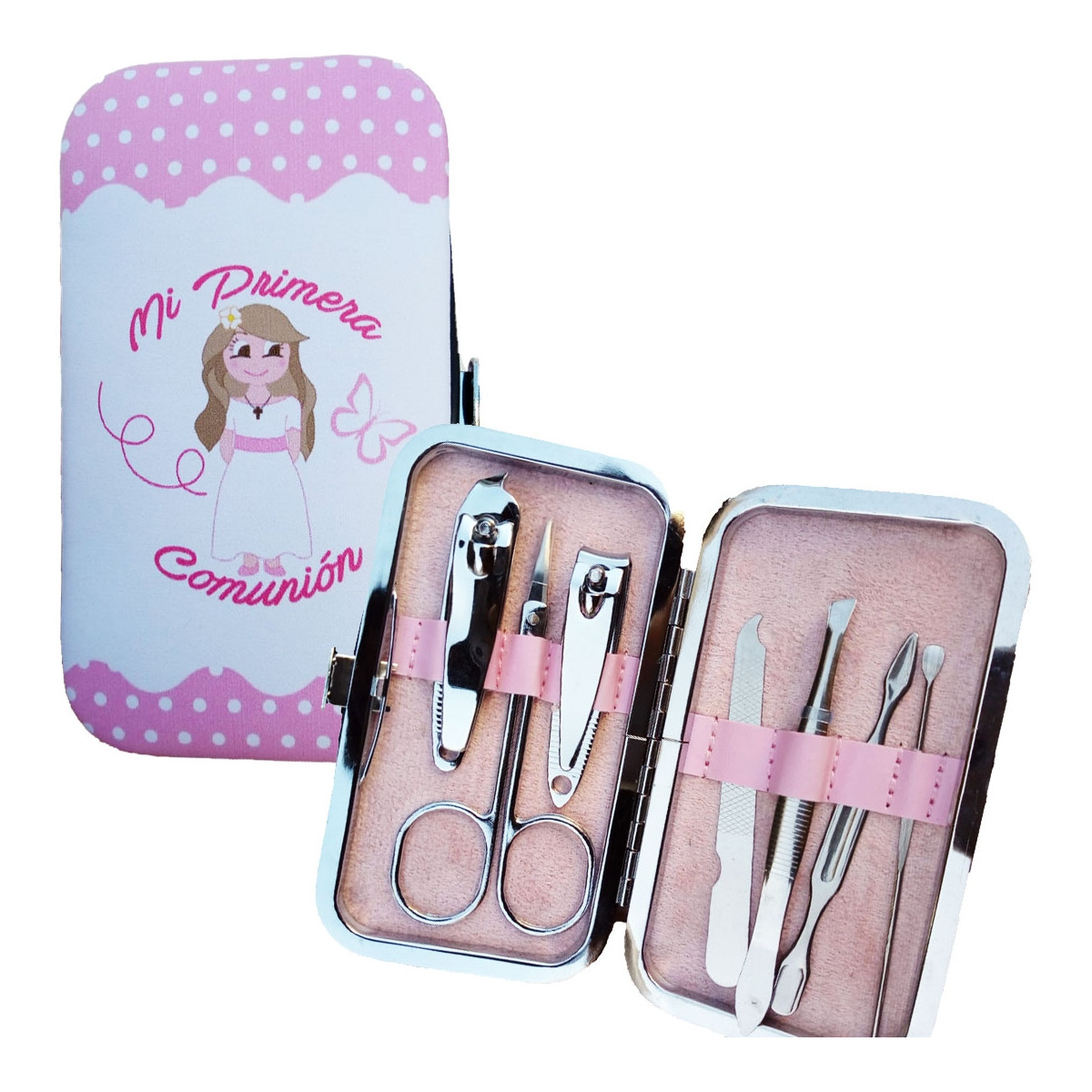 Conjunto de manicure para comunhão