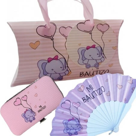 Conjunto de manicure batizado pack