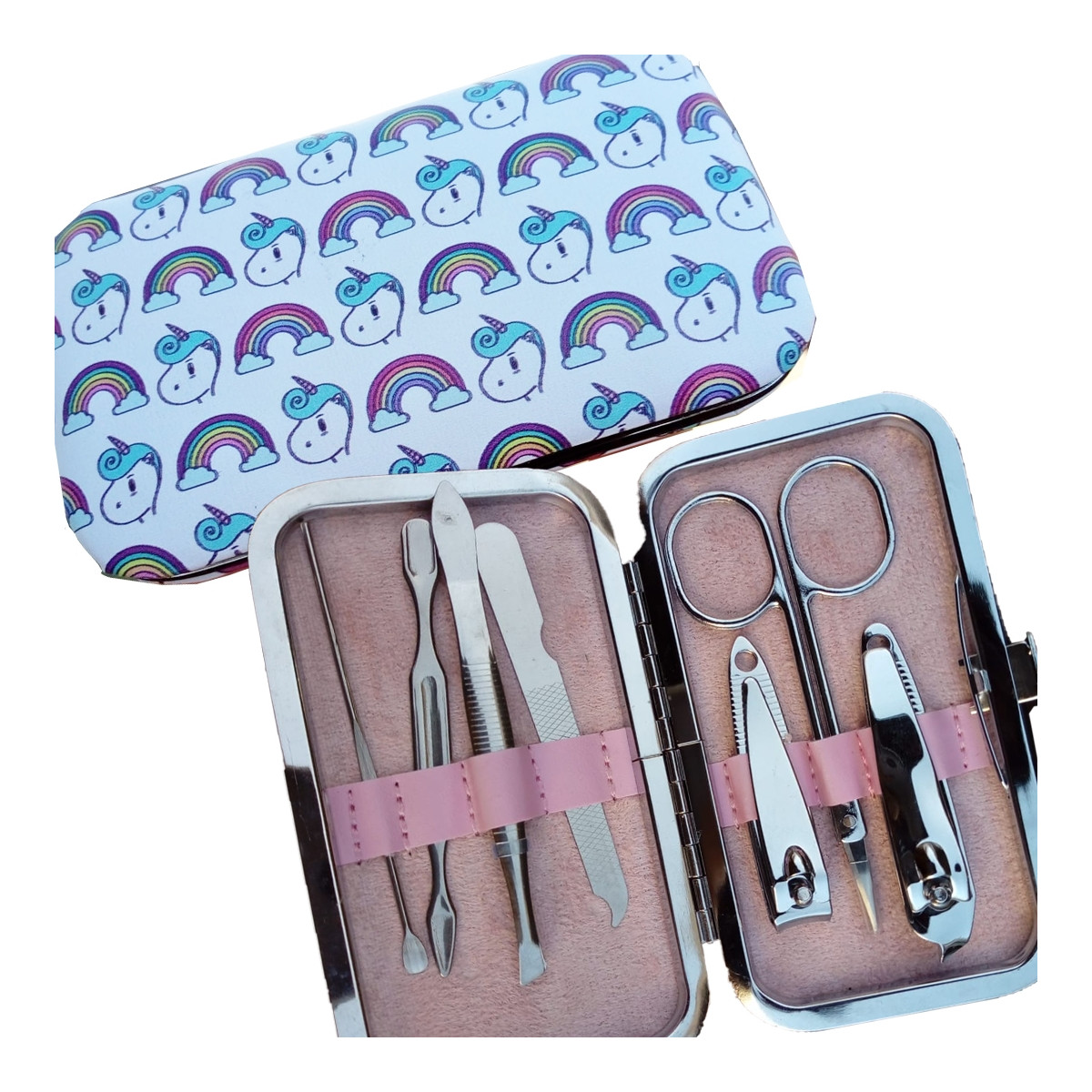 Conjunto de manicure estampado