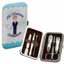 Conjunto de manicure comunhão em bolsa de organza personalizada