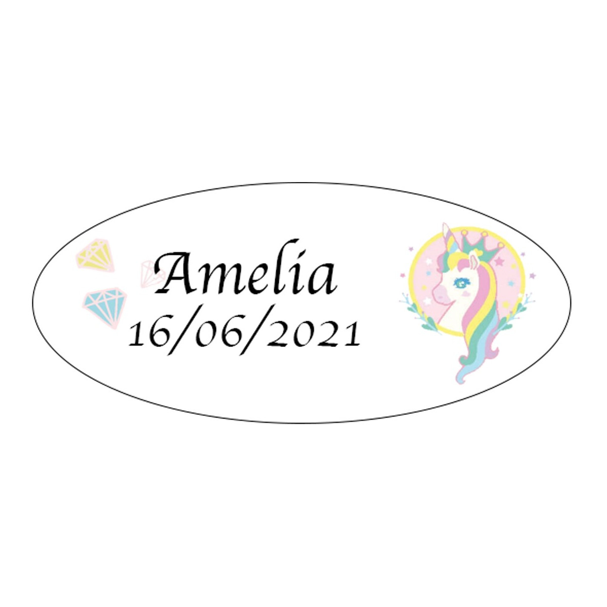Adesivos ovais