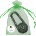 Bússola em bolsa de organza personalizada para comunhão
