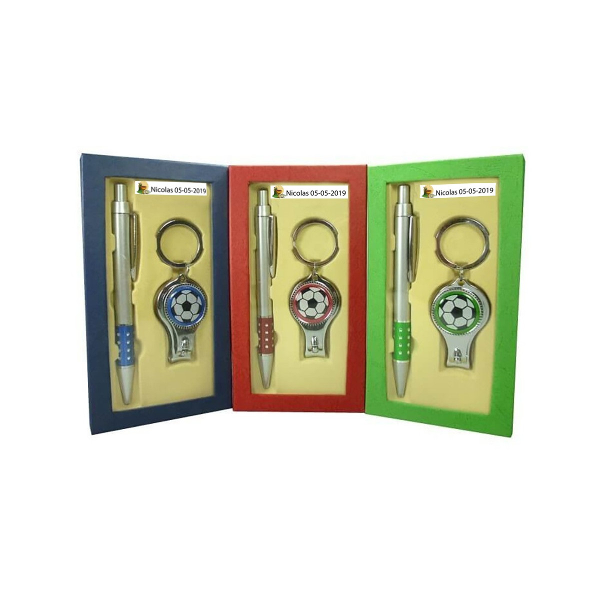 Llaveros y bolígrafos de comunión personalizado