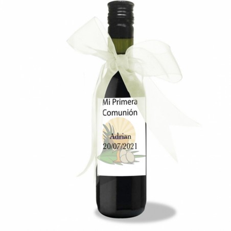 Vino para regalar en comuniones personalizado
