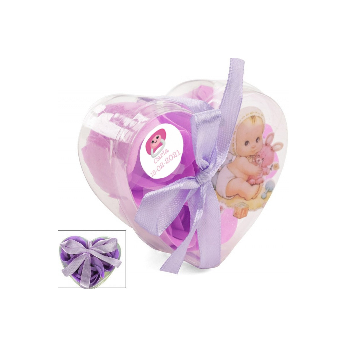 Sabões decorativos para batizados personalizados