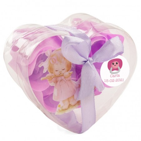 Sabonetes personalizados para presente de batizado