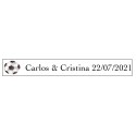 Autocolante de motivo de futebol