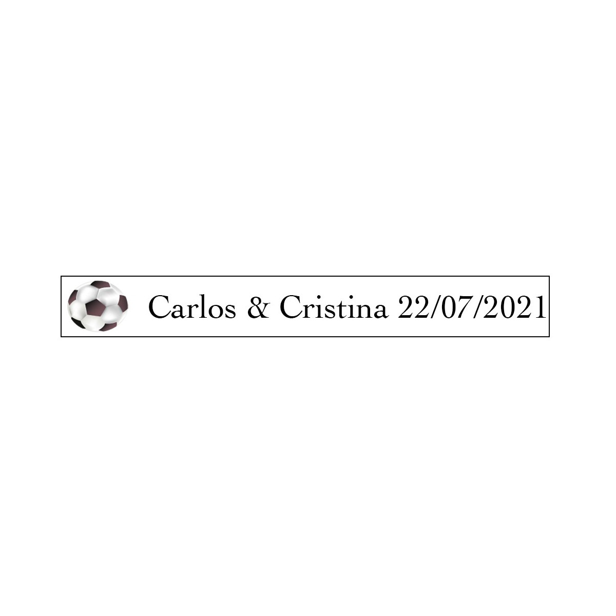 Autocolante de motivo de futebol