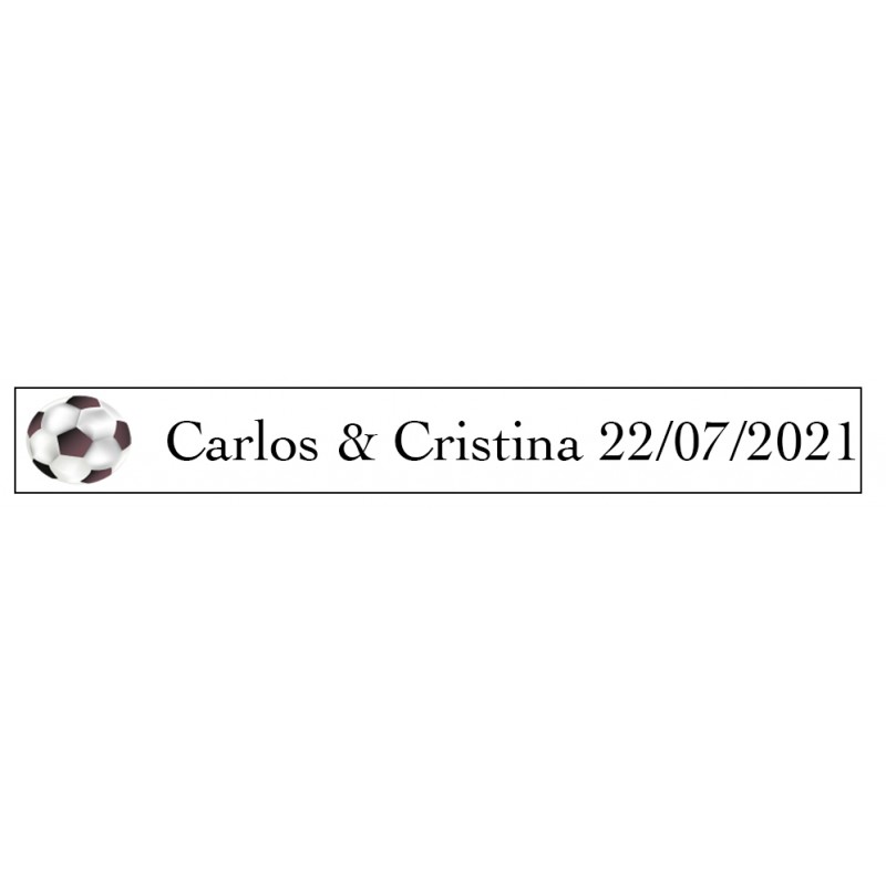 Autocolante de motivo de futebol