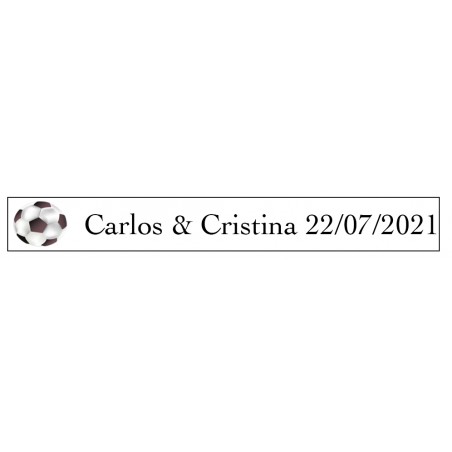 Autocolante de motivo de futebol