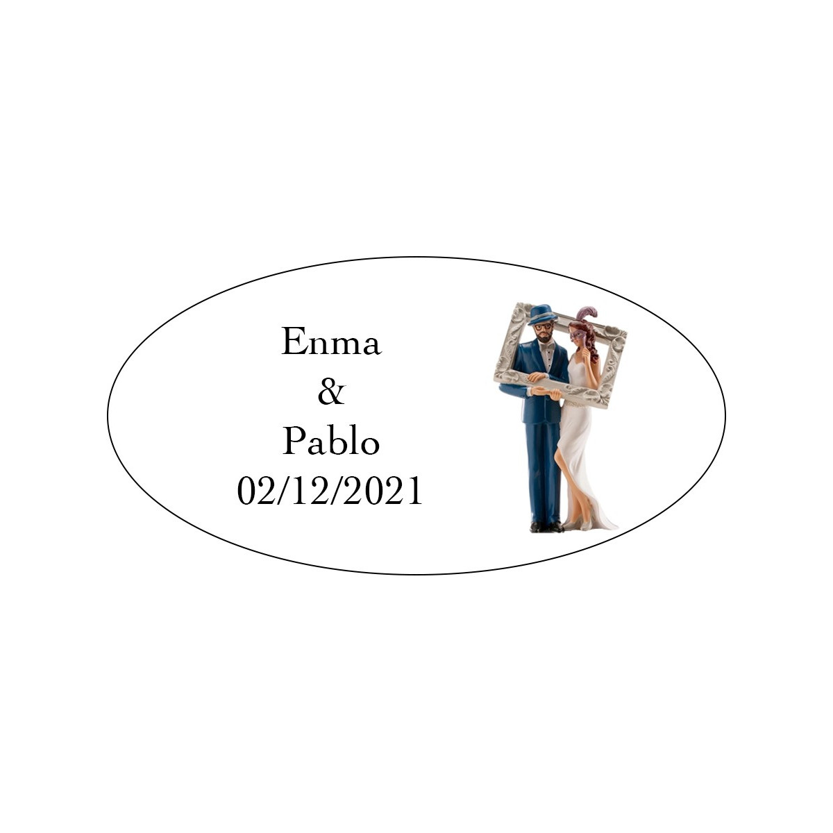 Adesivos de casamento