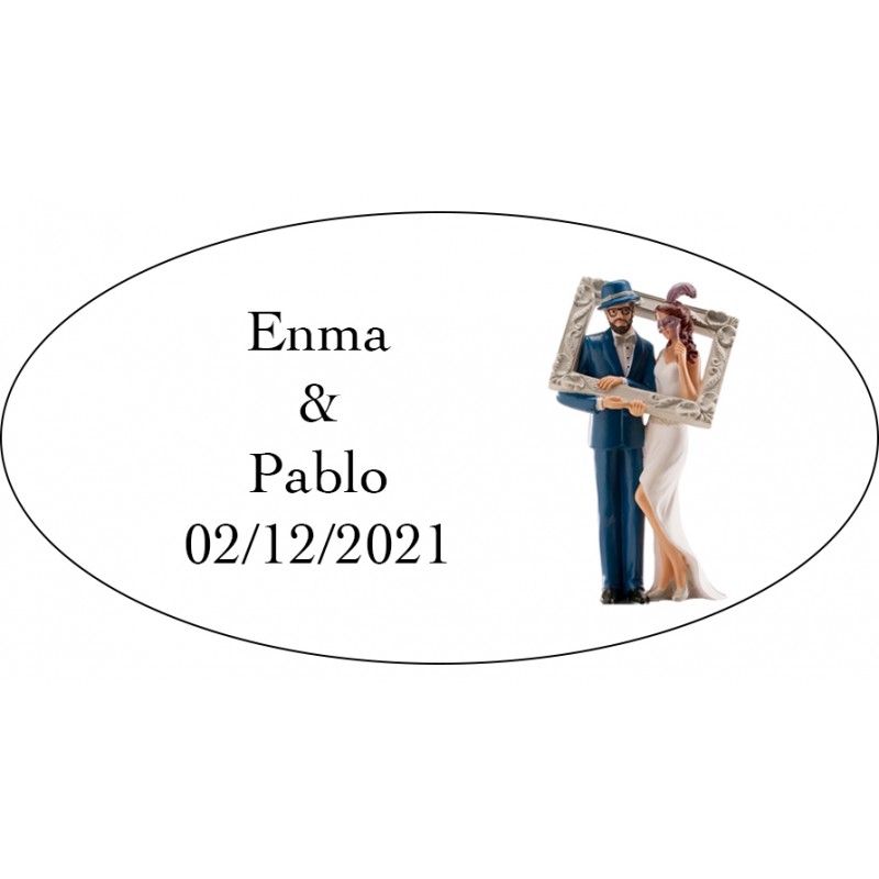 Adesivos de casamento