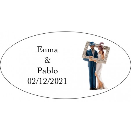 Adesivos de casamento