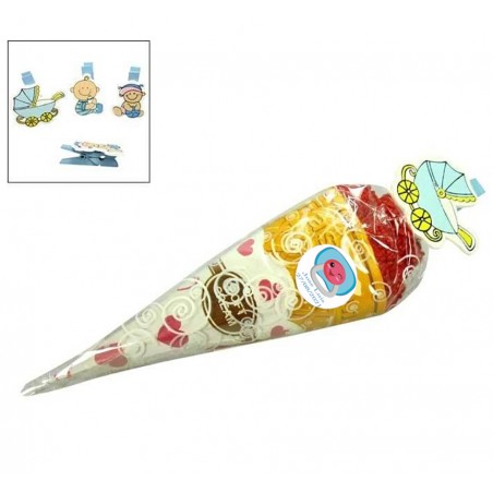 Toalhas de cone de batizado personalizadas