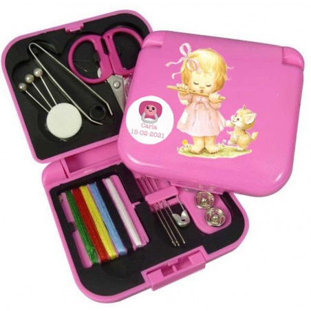 Costureros para bautizo personalizado
