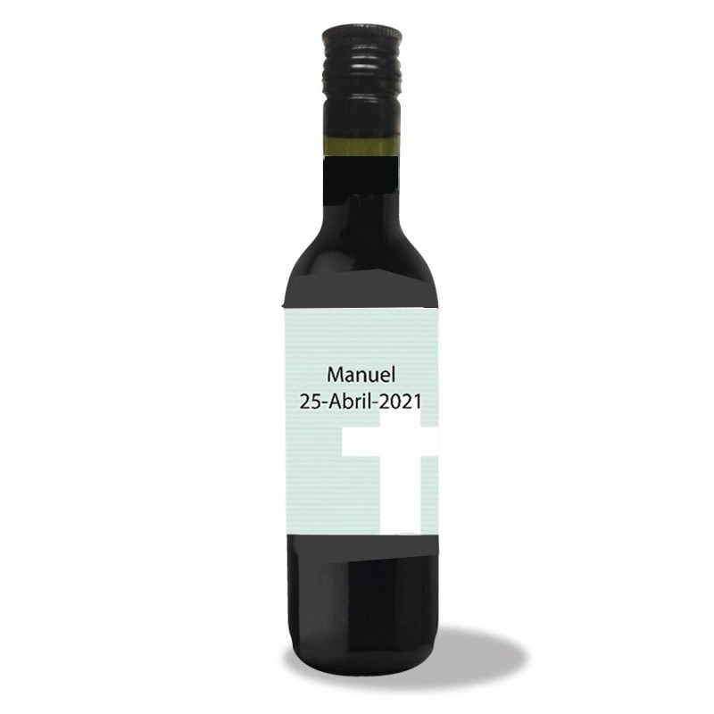 Vinho presente de comunhão personalizado