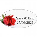 Marcador de página de casamento personalizado
