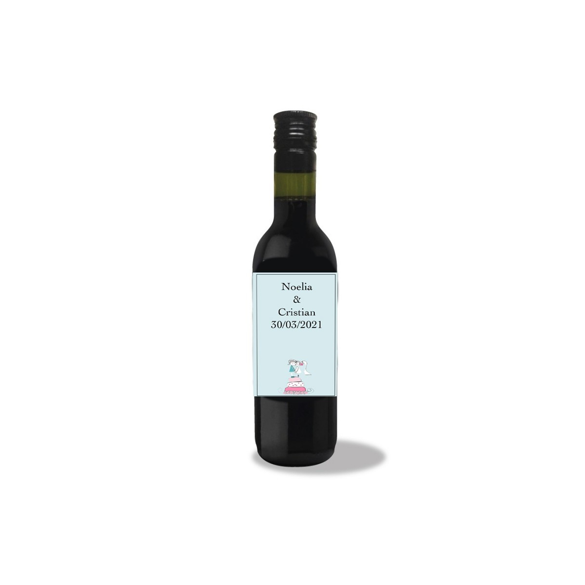 Vinho personalizado para presente de casamento