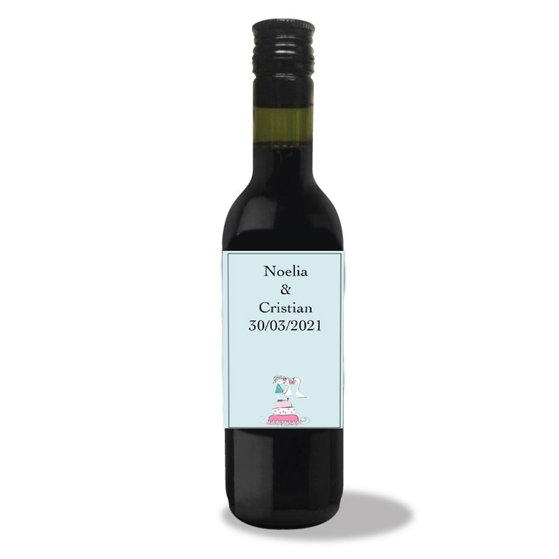 Vinho personalizado para presente de casamento