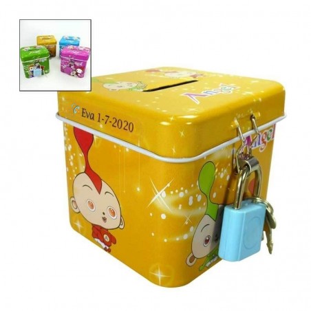 Huchas de bautizo personalizada